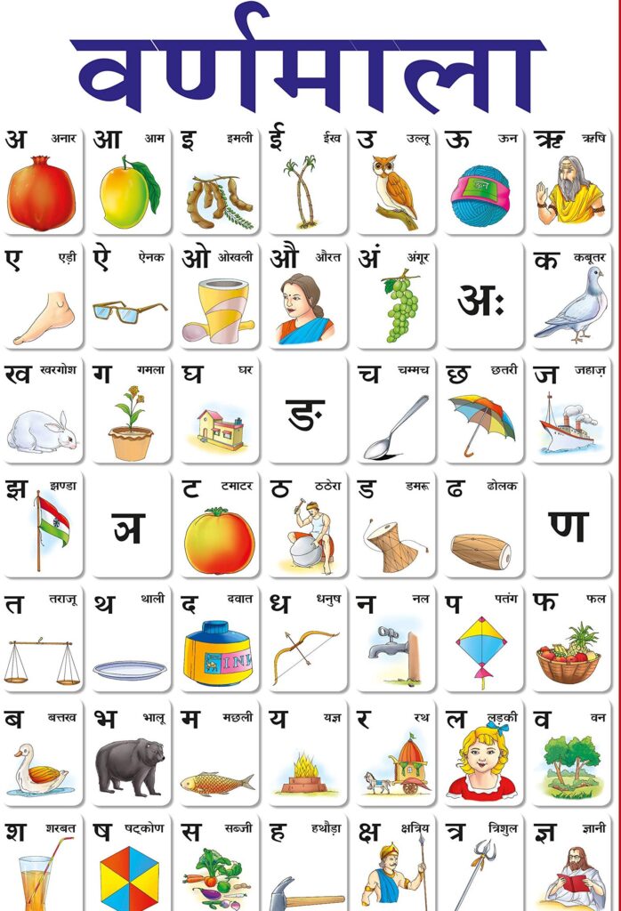 Hindi Varnamala Ka Chart