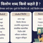 Vilom Shabd Kise Kahate Hai